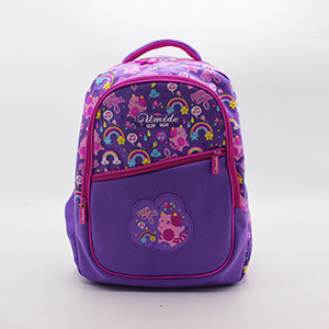 Classical purple backpack